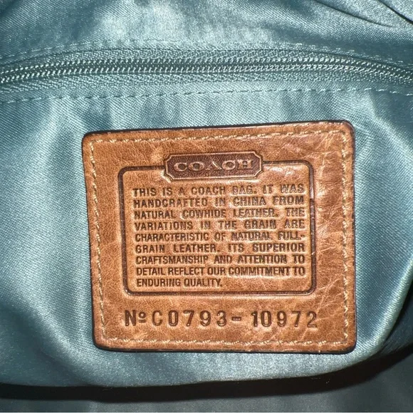 Rare Vintage Coach Leather Chelsea Abbey Satchel C0793-10972 - Picture 11 of 11